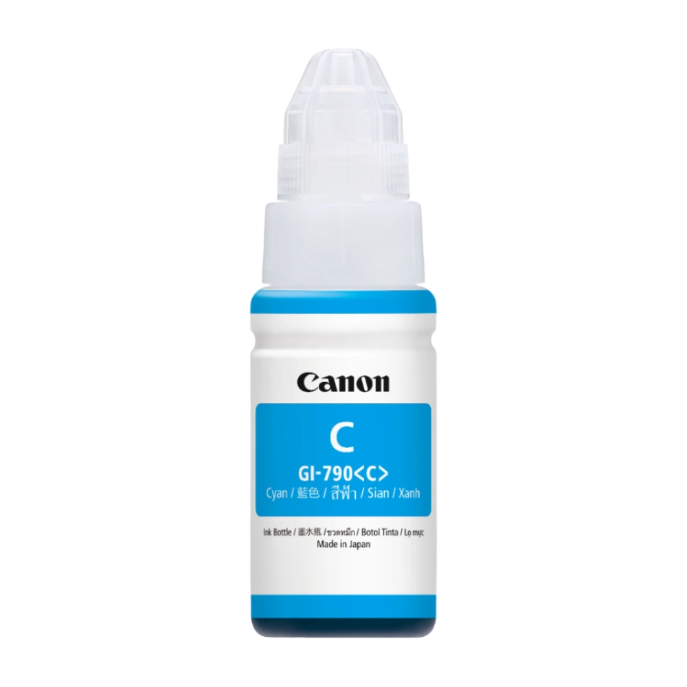 Canon 790 Cyan Inkjet ink Bottle view 2
